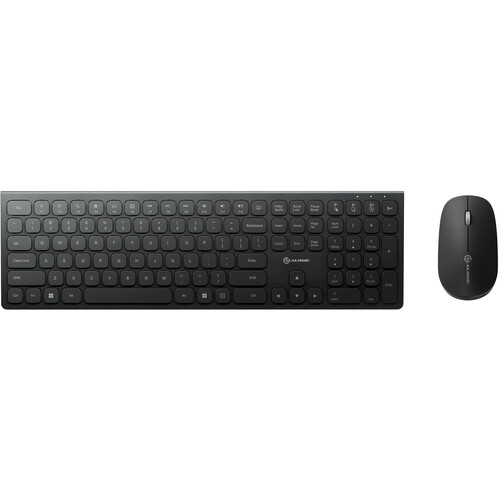 ALOGIC Echelon Wireless Mouse and Keyboard for Windows (Black)