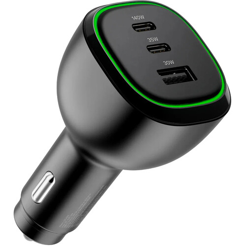 ALOGIC Rapid Power 3-Port USB Car Charger (165W)