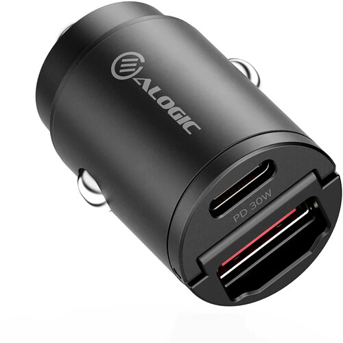 ALOGIC Rapid Power 2-Port USB Car Charger (30W)