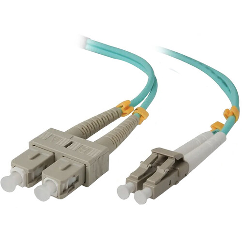 ALOGIC LC to SC 50/125 Duplex Multimode Fiber Optic Cable (32.8', OM3)
