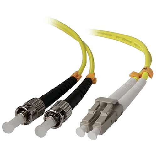 ALOGIC LC to ST 9/125 Duplex Single-Mode Fiber Optic Cable (6.6', OS1)