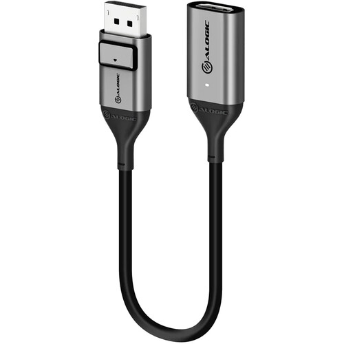 ALOGIC Ultra DisplayPort 1.4 to HDMI 2.0 Active Adapter Cable (7.9")