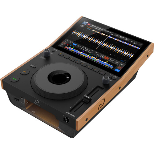 AlphaTheta CDJ-1500X Compact High-Resolution Professional DJ Player (Black)
