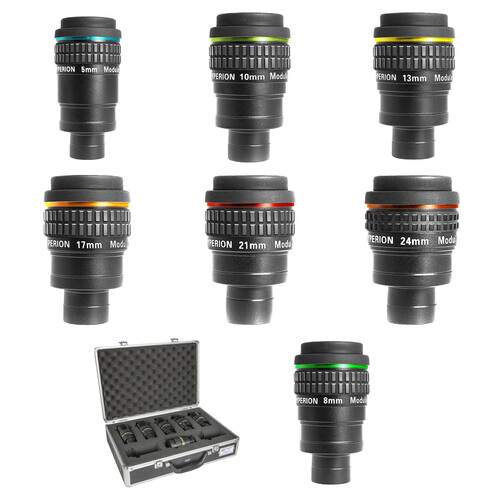 Alpine Astronomical Baader 68° Hyperion 7-Piece Eyepiece Set (1.25"/2")