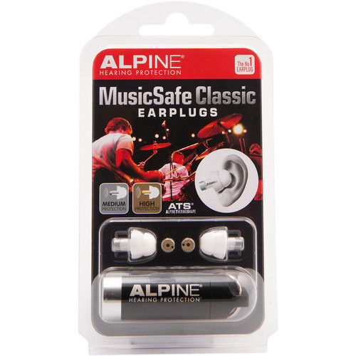 Alpine Hearing Protection MusicSafe Classic Earplugs