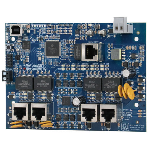 ALTRONIX NETWAY5BTQ 5-Port Gigabit PoE+ Compliant Hardened Managed Switch Board