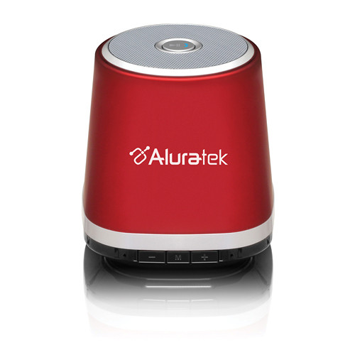 Aluratek Bluetooth Wireless Speaker (Red)
