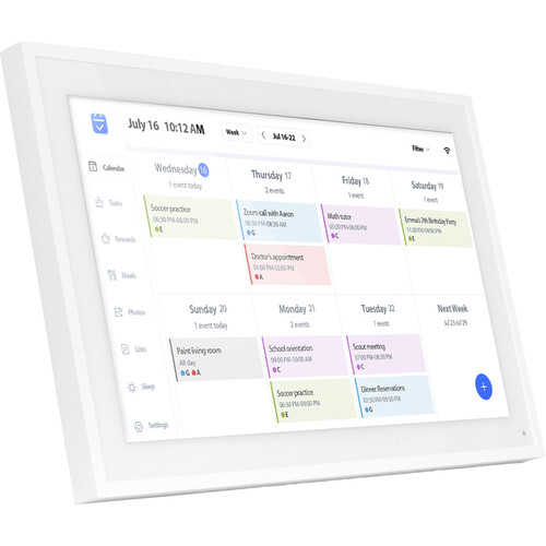 Aluratek 10.1" Smart Wi-Fi Digital Calendar & Photo Frame