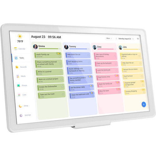 Aluratek 21.5" Smart Wi-Fi Digital Calendar & Photo Frame