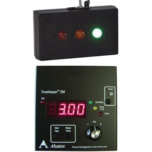 Alzatex ALZM01B Presentation TimeKeeper System with LED Display (Black)