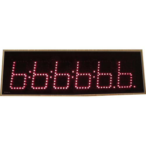 Alzatex DSP506B_OAK 6-Digit Display with 5" High LED Digits