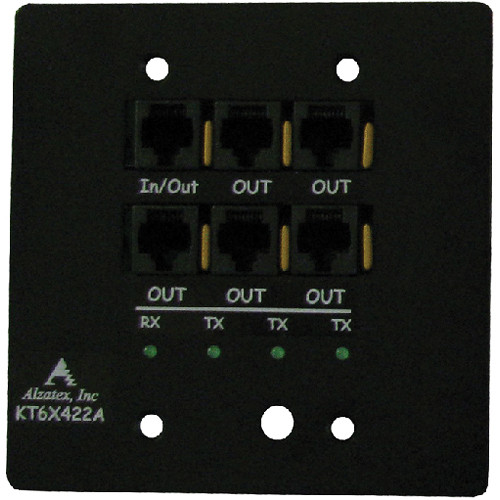 Alzatex KT6X422A Six-RJ45-Port RS422 Driver Module