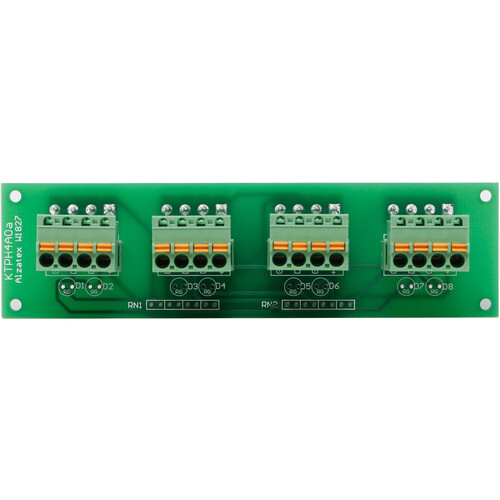 Alzatex KTPH4A0 Patch Panel Block with Four 4-Pin Phoenix Connectors
