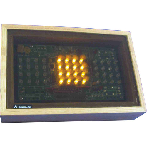 Alzatex RYG200AB_OAK Green-Yellow-Red Display with 2 x 2" LED Clusters