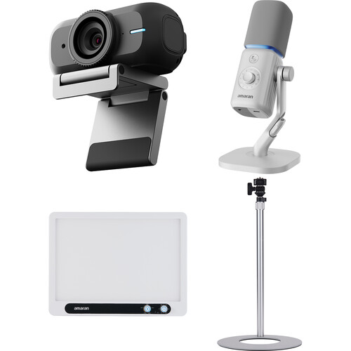 amaran Cam 4K Webcam Starter Bundle (White)