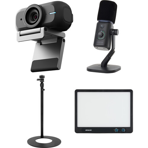 amaran Cam 4K Webcam Creator Bundle (Charcoal)