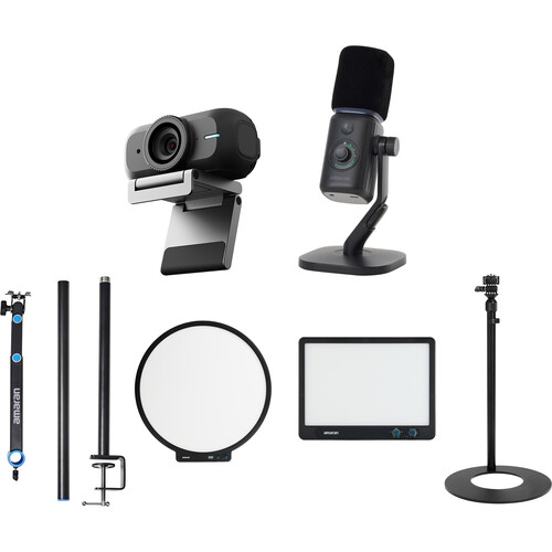 amaran Cam 4K Webcam Studio Bundle (Charcoal)
