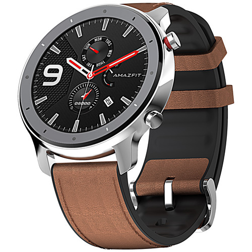 shoutoku　Amazfit GTR 47mm ステンレスモデル Amazfit GTR Multi-Sport GPS Smartwatch W1902US2N B&H Photo Video