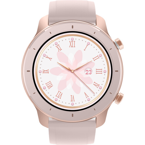 Amazfit GTR Multi-Sport GPS Smartwatch (42mm, Cherry Blossom Pink)
