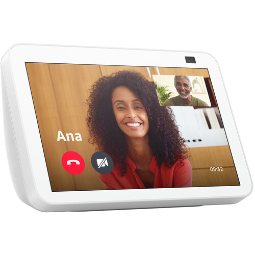 Amazon Echo Show 8 (Glacier White, 2nd Generation)