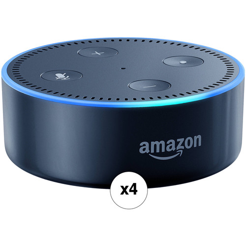 Amazon Echo Dot Quad Kit (2nd Generation, Black)