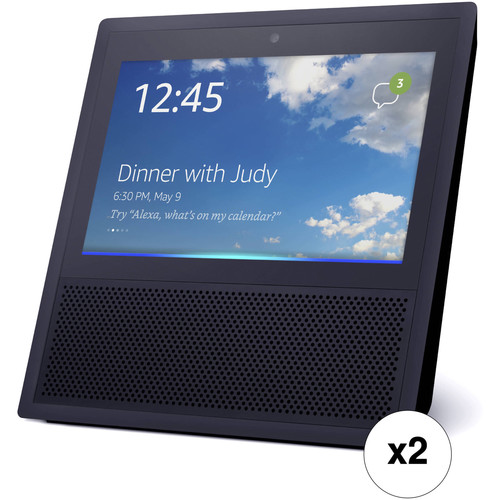 Amazon Echo Show (2-Pack, Black)