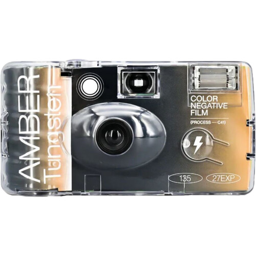 Amber Tungsten 800 Single Use 35mm Film Camera