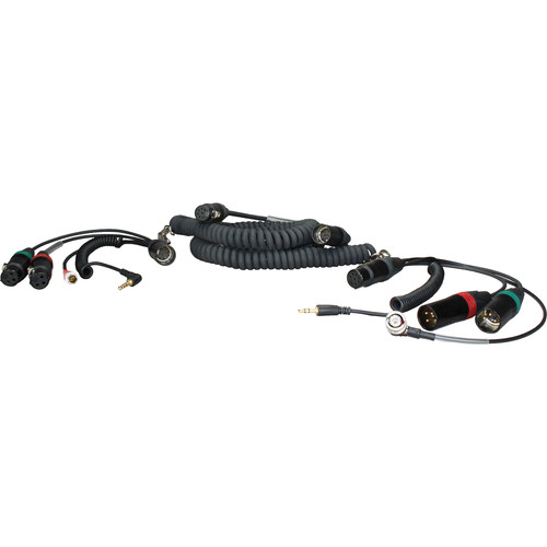 Ambient Recording HBS664Y-7-35 - Coiled Breakaway Cable for SD 664 Mixer