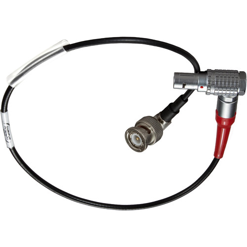 Ambient Recording LEMO 5-Pin to BNC Output Cable for Ambient Timecode Devices (9 O'clock/270°, 16")