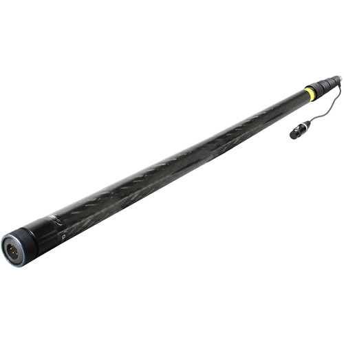 Ambient Recording QXS 5100 Quickpole Light Boompole with Stereo Cable (Coiled, Bottom Outlet)