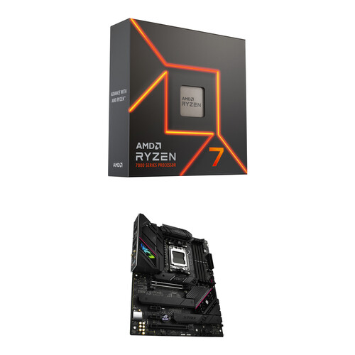 AMD Ryzen 7 7700X Processor and ASUS ROG STRIX B650E-F GAMING