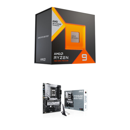 AMD Ryzen 9 7950X3D 16-Core Processor and ASUS PRIME X670-P WIFI Motherboard Kit