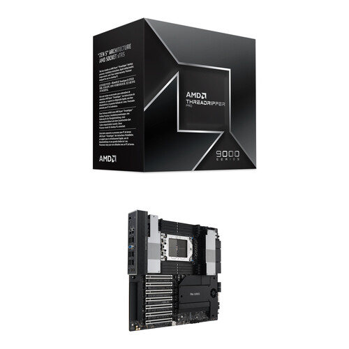 AMD Ryzen Threadripper PRO 9955WX 4.5 GHz 16-Core sTR5 Processor Kit with ASUS Pro WS WRX90E-SAGE SE EEB Motherboard