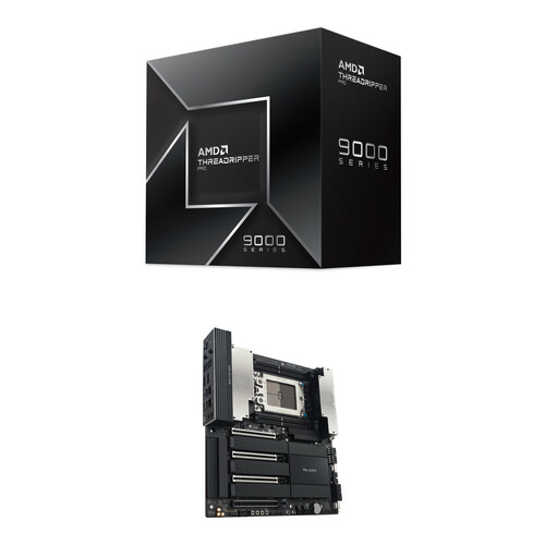 AMD Ryzen Threadripper PRO 9995WX 2.5 GHz 96-Core sTR5 Processor Kit with ASUS Pro WS TRX50-SAGE WIFI A sTR5 CEB Motherboard