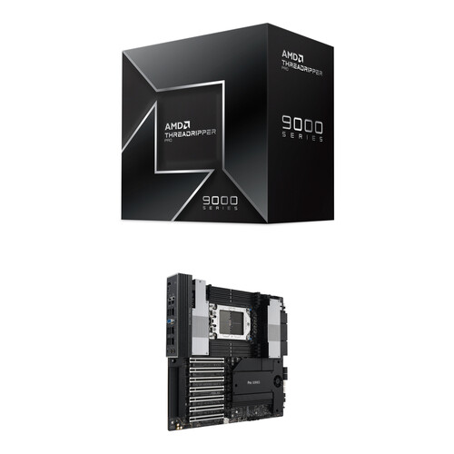 AMD Ryzen Threadripper PRO 9995WX 2.5 GHz 96-Core sTR5 Processor Kit with ASUS Pro WS WRX90E-SAGE SE EEB Motherboard