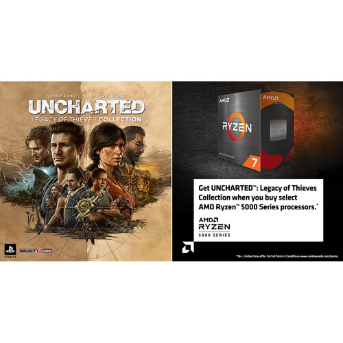 AMD Ryzen 5000 Series Game Bundle with UNCHARTED: Legacy of Thieves Collection