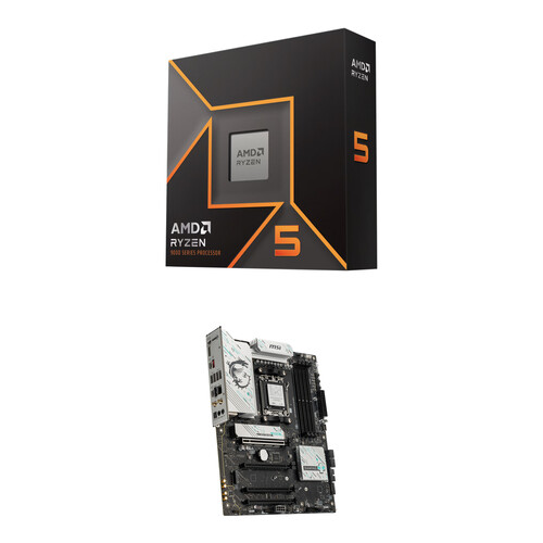 AMD Ryzen 5 9600X 6-Core AM5 Processor & B850 GAMING PLUS WIFI Motherboard Kit