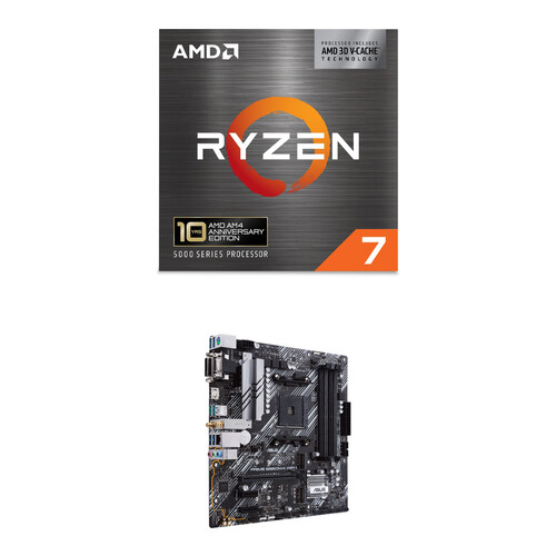 AMD Ryzen 7 5800X3D Processor & ASUS PRIME B550M-A WIFI II Micro-ATX Motherboard Kit