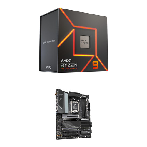 AMD Ryzen 9 7950X 4.5 GHz 16-Core Processor & Gigabyte X670 AORUS ELITE AX ATX Motherboard Kit