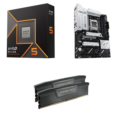 AMD Ryzen 5 9600X with ASUS PRIME X870-P WIFI & Corsair 16GB VENGEANCE DDR5-6000 Combo