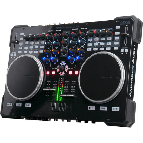 American Audio VMS5.0 DJ MIDI Controller/Analog Mixer