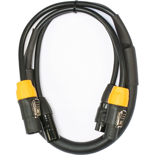 ADJ True 5-Pin DMX Locking Power Link Combo Cable (33')