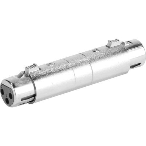 American DJ 3-Pin XLR Female to 3-Pin XLR Female Adapter (2-Pack)