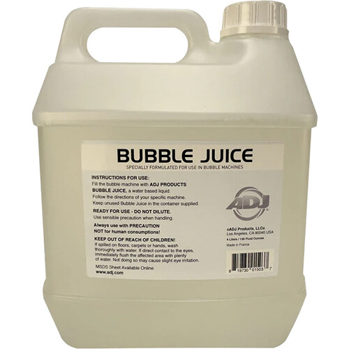 ADJ BUB/G Bubble Juice (1 Gallon)