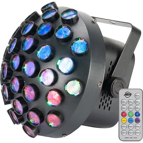 American DJ Startec Contour Mirror-Ball Effect with Multicolored Beams (RGB)