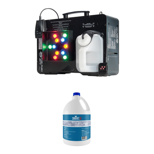 American DJ Fog Fury Jett RGBA LED Fog Machine and Fluid Kit