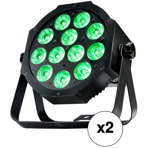 American DJ Mega 64 Profile Plus PAR Lighting Fixture (Pair)