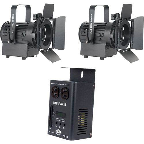American DJ Presenter Starter Pak II 2-Light Kit with Dimmer Pack
