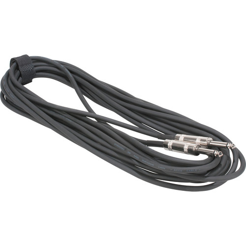 ADJ QTR30 1/4" TS Phone Male to 1/4" TS Phone Male Mono Instrument Cable (30')