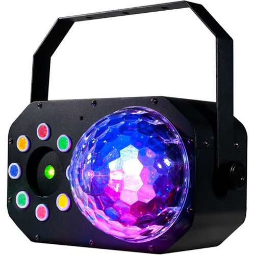 American DJ Stinger Star - LED Moonflower, Color Wash and Red/Green Lasers